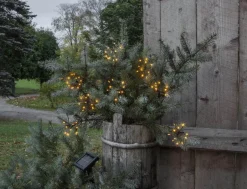 FIREWORK SOLAR Solcells-ljusslinga 2,1m Svart/Varmvit