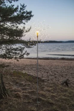FIREWORK Utedekoration 110cm 160LED Silver IP44