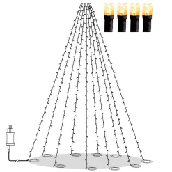 FLAGGSTÅNGSBELYSNING Golden Warm White 7m 360LEDIP44