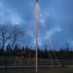 FLAGGSTÅNGSBELYSNING Golden Warm White 7m 360LEDIP44