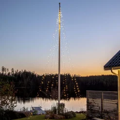 FLAGGSTÅNGSBELYSNING Shiny Warm White 10m 500LEDIP44