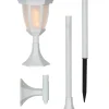FLAME Solcellsdekoration 63cm Vit IP44