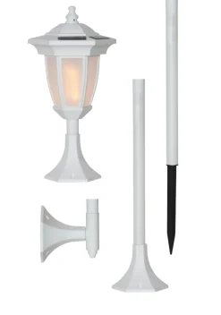FLAME Solcellsdekoration 63cm Vit IP44