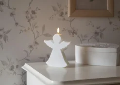 FLAMME ANGEL LED-Gravljus 18cm Vit IP44