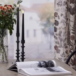 FLAMME CANDY Antikljus 2-pack 26cm Svart