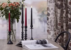 FLAMME CANDY Antikljus 2-pack 26cm Svart