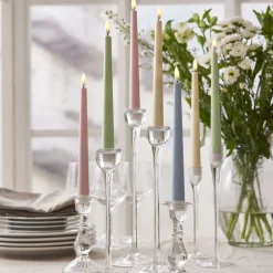 FLAMME CANDY LED-Antikljus 2-pack 26cm Rosa