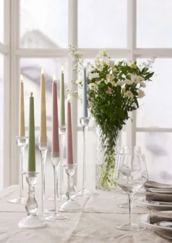 FLAMME CANDY LED-Antikljus 2-pack 26cm Blå