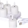 FLAMME CHARGE Votivljus 6-pack 6cm