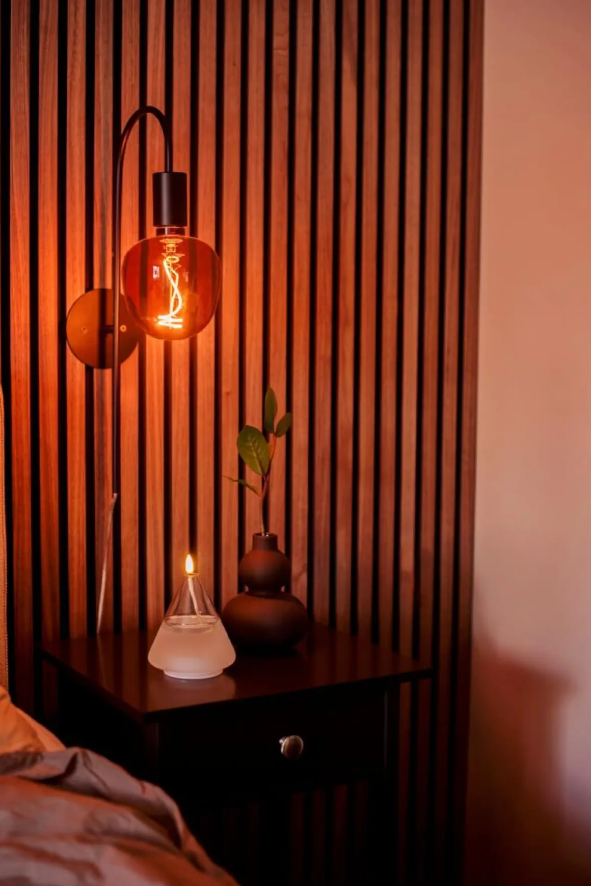 FLAMME FLOAT Lykta Batteri 15,5cm Klar