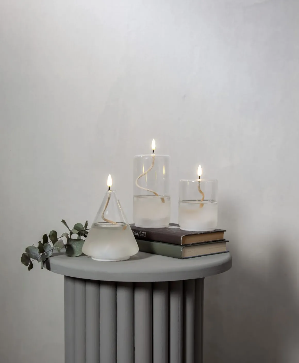 FLAMME FLOAT Lykta Batteri 15,5cm Klar