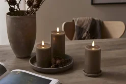 FLAMME FLOW LED-Blockljus Batteri 15cm Mullvad