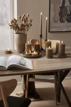 FLAMME FLOW LED-Blockljus Batteri 12,5cm Mullvad