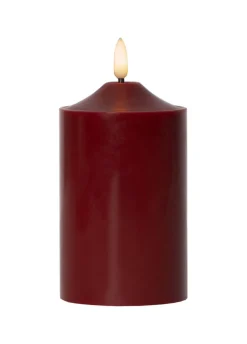 FLAMME LED Blockljus 15cm Röd