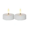 FLAMME LED Värmeljus 2-Pack 5,8cm Vit