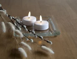 FLAMME LED Värmeljus 2-Pack 5,8cm Vit