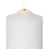 FLAMME LED-Blockljus 12cm Vit Vax