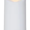FLAMME LED-Blockljus 15cm Vit