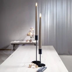 FLAMME SLIM LED-Antikljus 2-pack 28 cm Mullvad