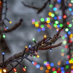 FLASHY Ljusslinga 16m 800LED Flerfärgad/Svart IP44