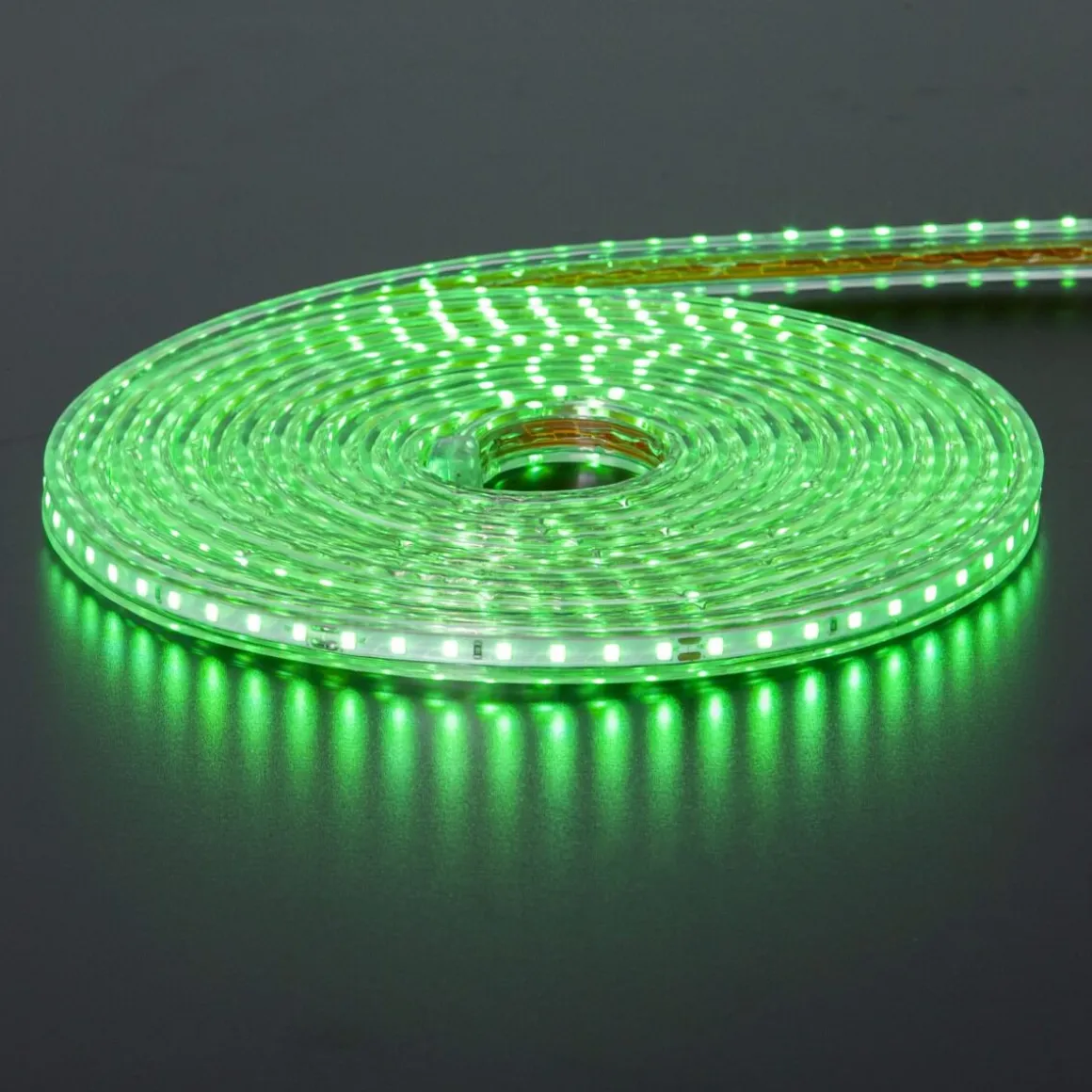 FLATSMDLED Ljusslang 5m 480LED Grön/Grön