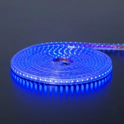 FLATSMDLED Ljusslang 5m 480LED Blå/Transparent