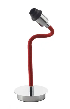 FLEX Lampfot 42cm Krom/Röd