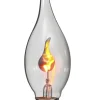 FLICKERING FLAME Klar Kronljus 11,5cm