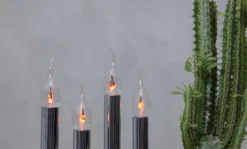 FLICKERING FLAME Klar Kronljus 11,5cm