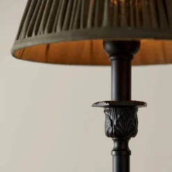 FLORITA Lampfot E27 41cm Svart