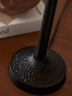 FLORITA Lampfot E27 47cm Svart