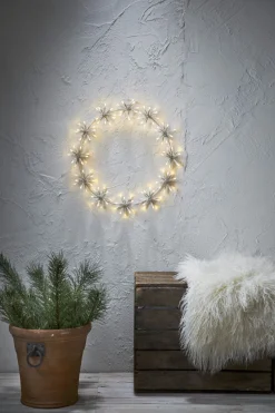 FLOWER RING Siluett 50cm 120LED Vit