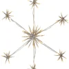 FLOWER SNOWFLAKE Siluett 50cm 90LED Vit