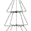FOLDY Dekorationsträd Utomhus 200LED 125cm Svart IP44