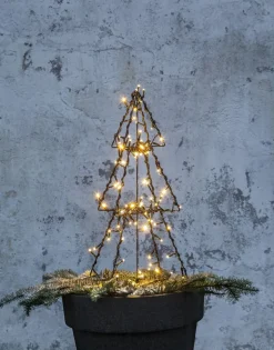 FOLDY GRAN Utedekoration 50cm 90LED Svart IP44