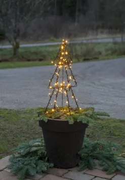 FOLDY GRAN Utedekoration 50cm 90LED Svart IP44