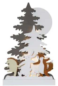 FOREST FRIENDS Batteridekoration Jul 44cm