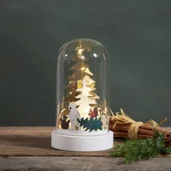 FOREST FRIENDS Bordsdekoration Batteri 19,5cm Flerfärgad