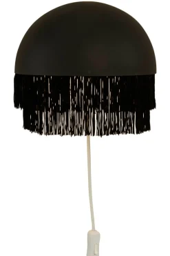 FRANSA Vägglampa 25cm Svart