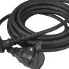 FÖRLÄNGNINGSKABEL Utomhus 7m Svart