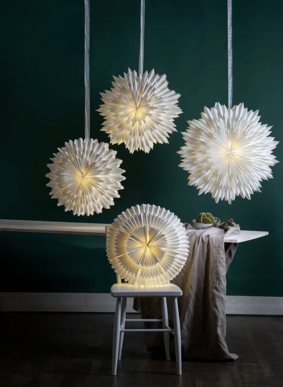 FROST Pappersstjärna 50cm Vit