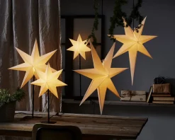 Frozen Stjärna på fot 85cm Vit