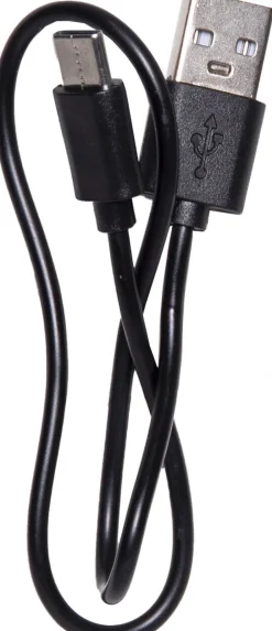 FUNCTIONAL Bord/Vägg/Klämmlampa USB-Laddbar 38cm Svart