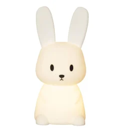 FUNCTIONAL LED-Nattlampa Kanin Batteri 20cm Vit