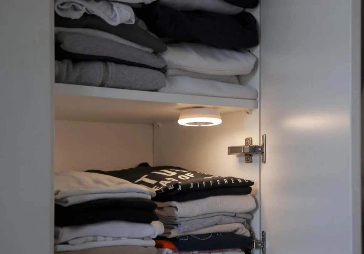 FUNCTIONAL Nattlampa Batteri 8,6cm Vit