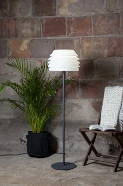 GARDENLIGHT Golvlampa Utomhus 150cm Vit IP65