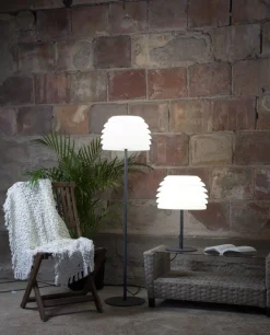 GARDENLIGHT Golvlampa Utomhus 150cm Vit IP65