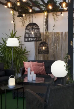 GARDENLIGHT Golvlampa Utomhus 150cm Vit IP65