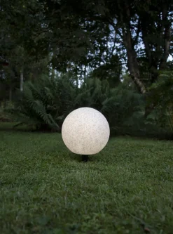 GARDENLIGHT Utedekoration Boll 29cm Grå IP65