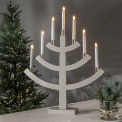 GILLIAN Ljusstake 7L 64cm Beige